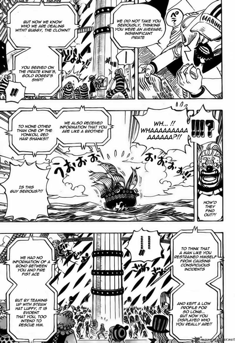 One Piece Chapter 549 page 11 - Chapter 549: Ship Sailing Forth