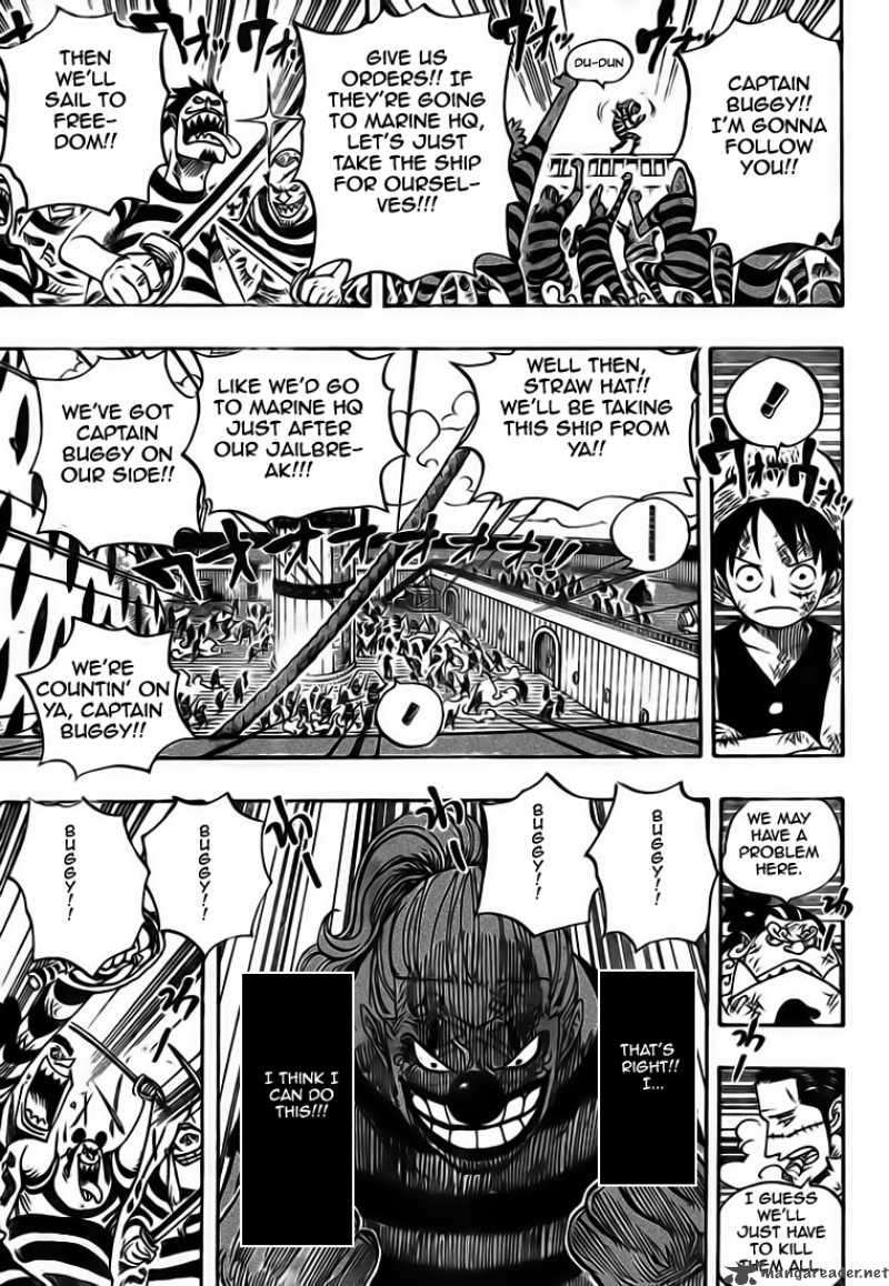 One Piece Chapter 549 page 15 - Chapter 549: Ship Sailing Forth