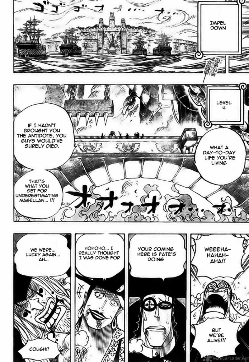 One Piece Chapter 549 page 2 - Chapter 549: Ship Sailing Forth