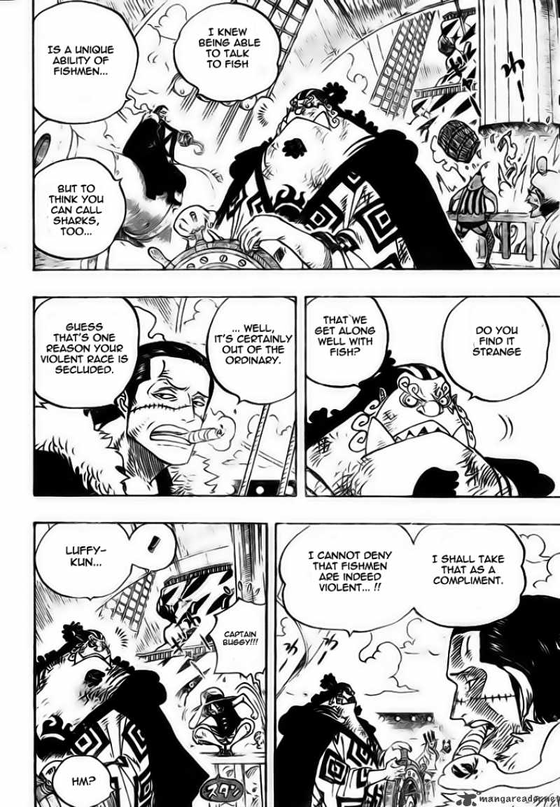 One Piece Chapter 549 page 6 - Chapter 549: Ship Sailing Forth
