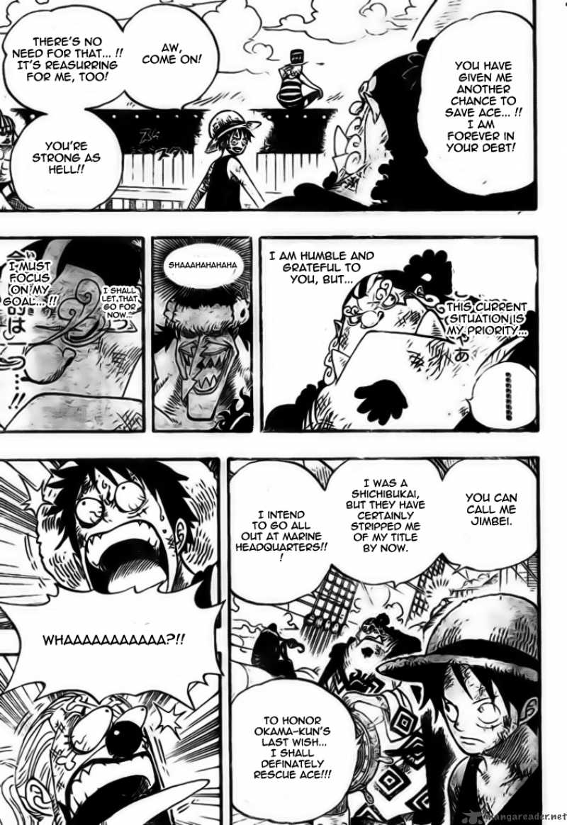 One Piece Chapter 549 page 7 - Chapter 549: Ship Sailing Forth