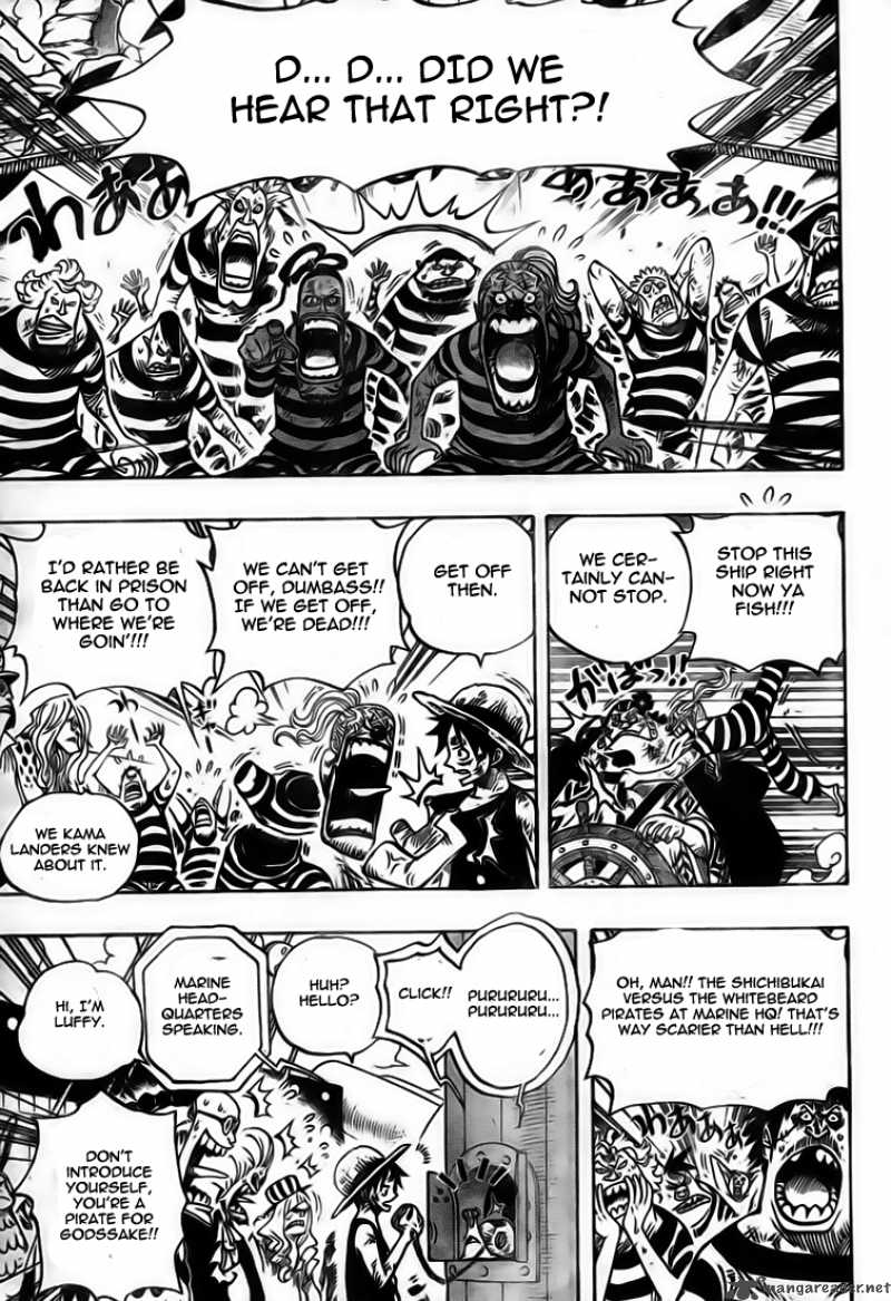 One Piece Chapter 549 page 9 - Chapter 549: Ship Sailing Forth
