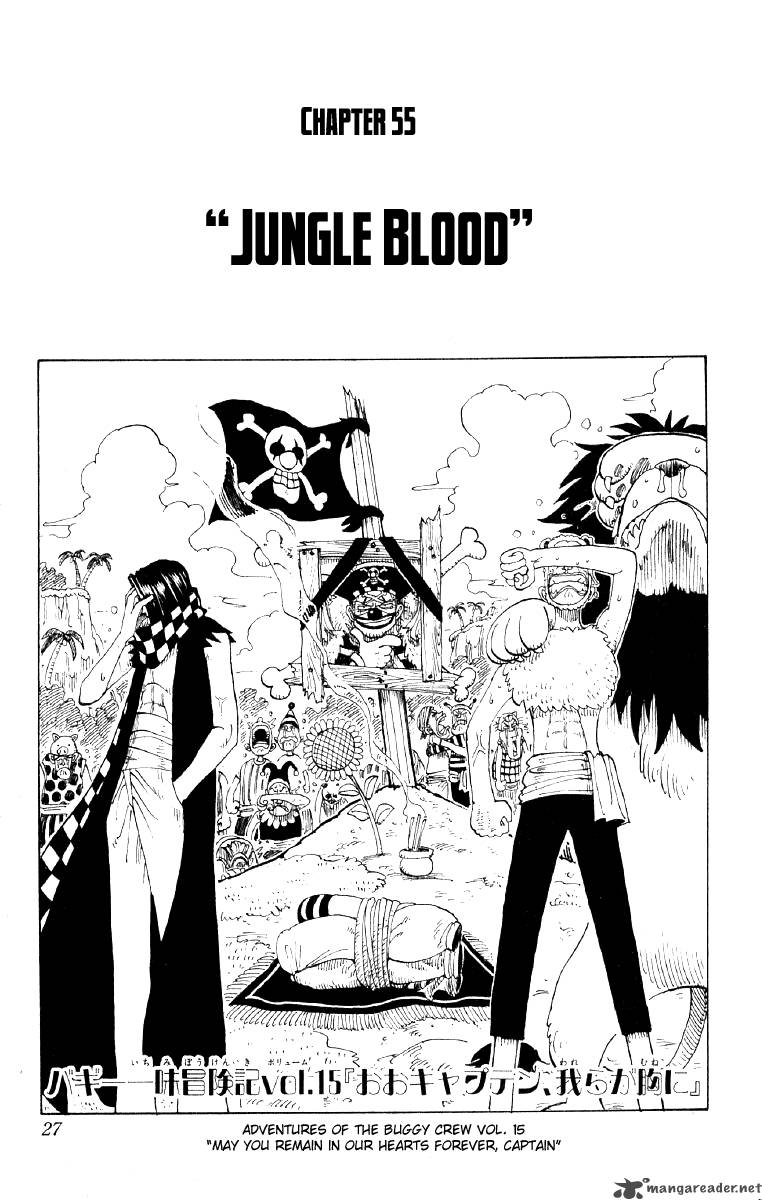 One Piece Chapter 55 page 1 - Chapter 55: Jungle Blood