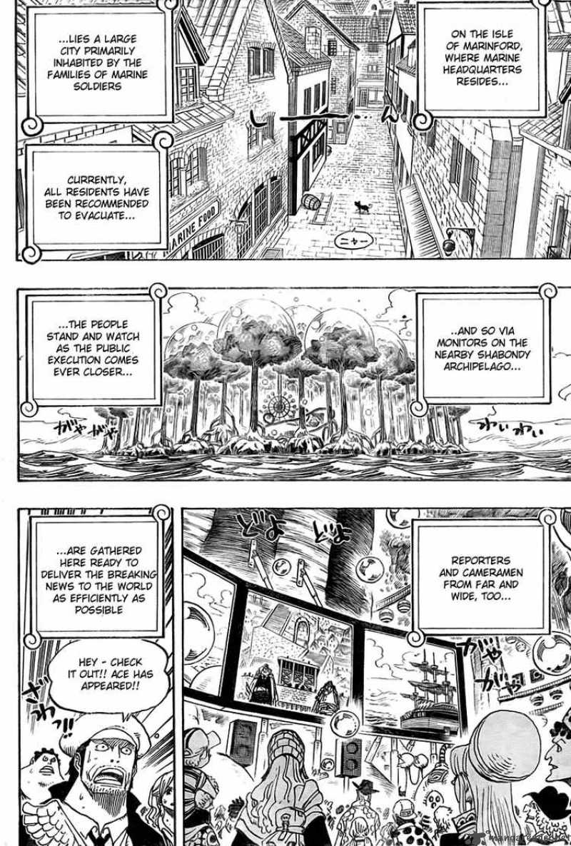One Piece Chapter 550 page 4 - Chapter 550: Marine Headquarters