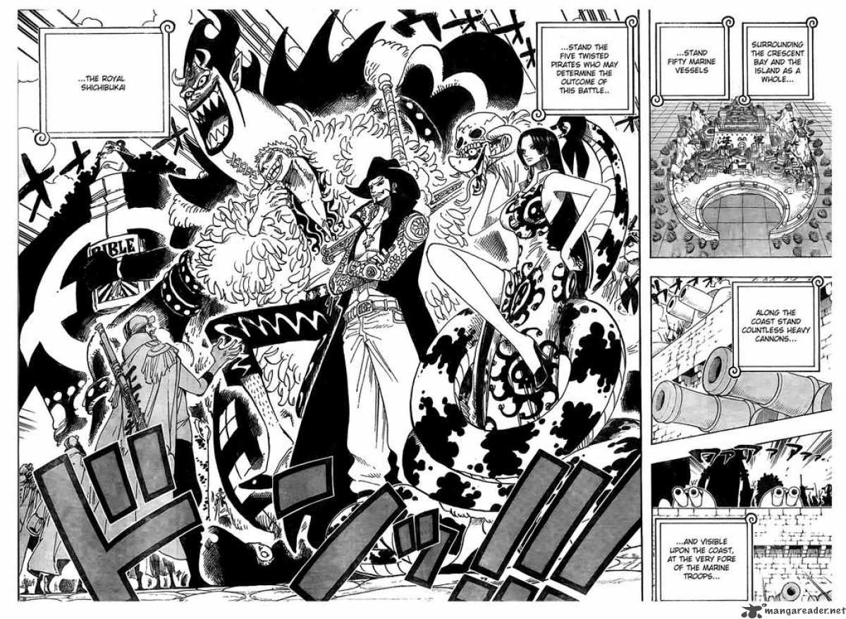 One Piece Chapter 550 page 7 - Chapter 550: Marine Headquarters