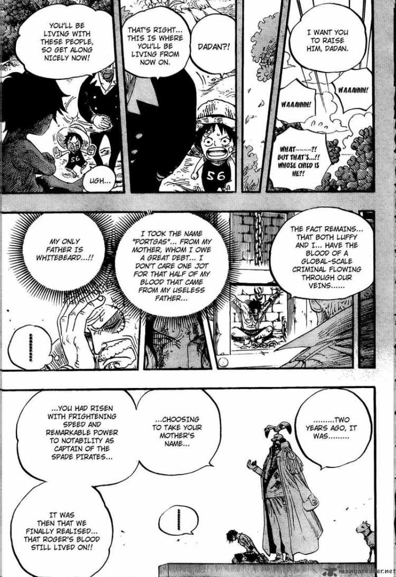 One Piece Chapter 551 page 7 - Chapter 551: Whitebeard of the Four Emperors