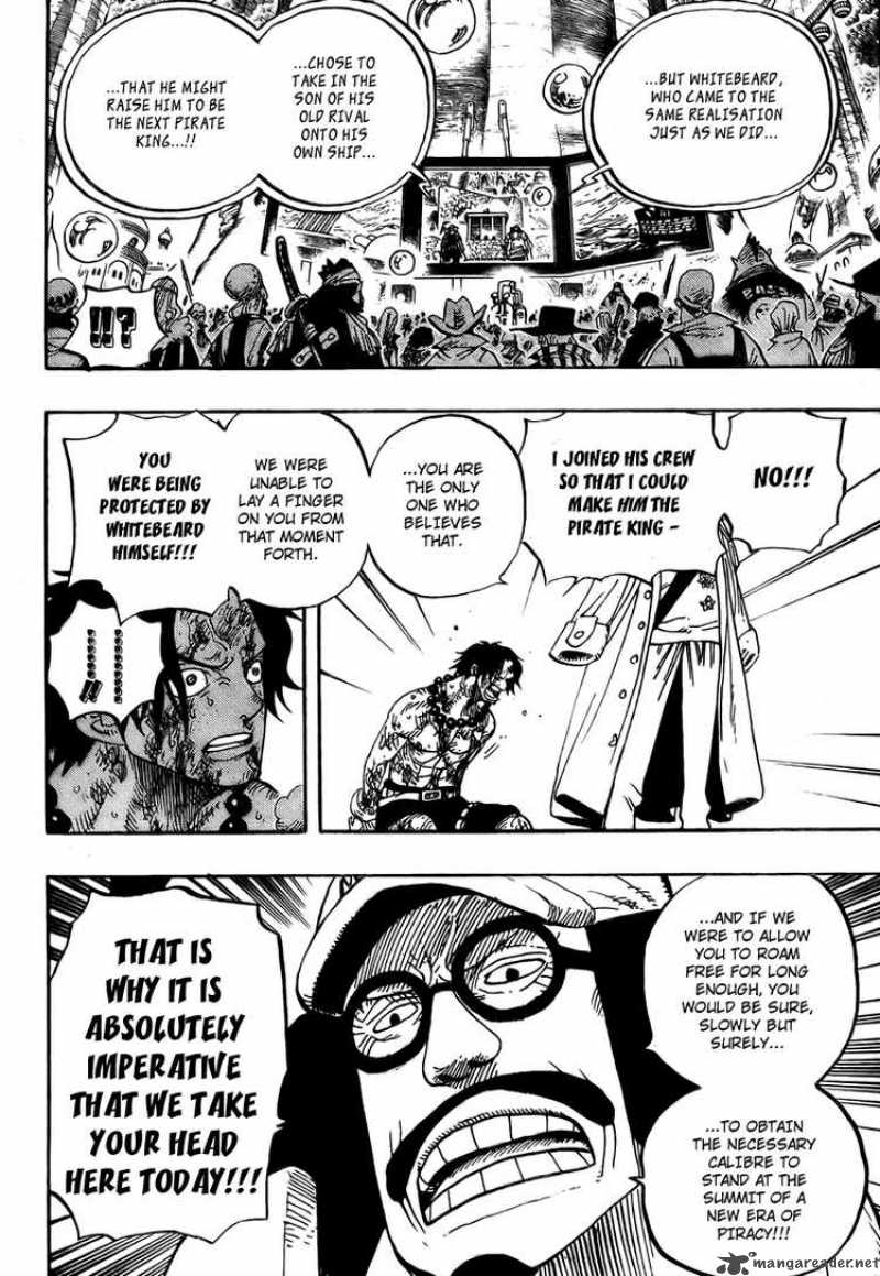 One Piece Chapter 551 page 8 - Chapter 551: Whitebeard of the Four Emperors