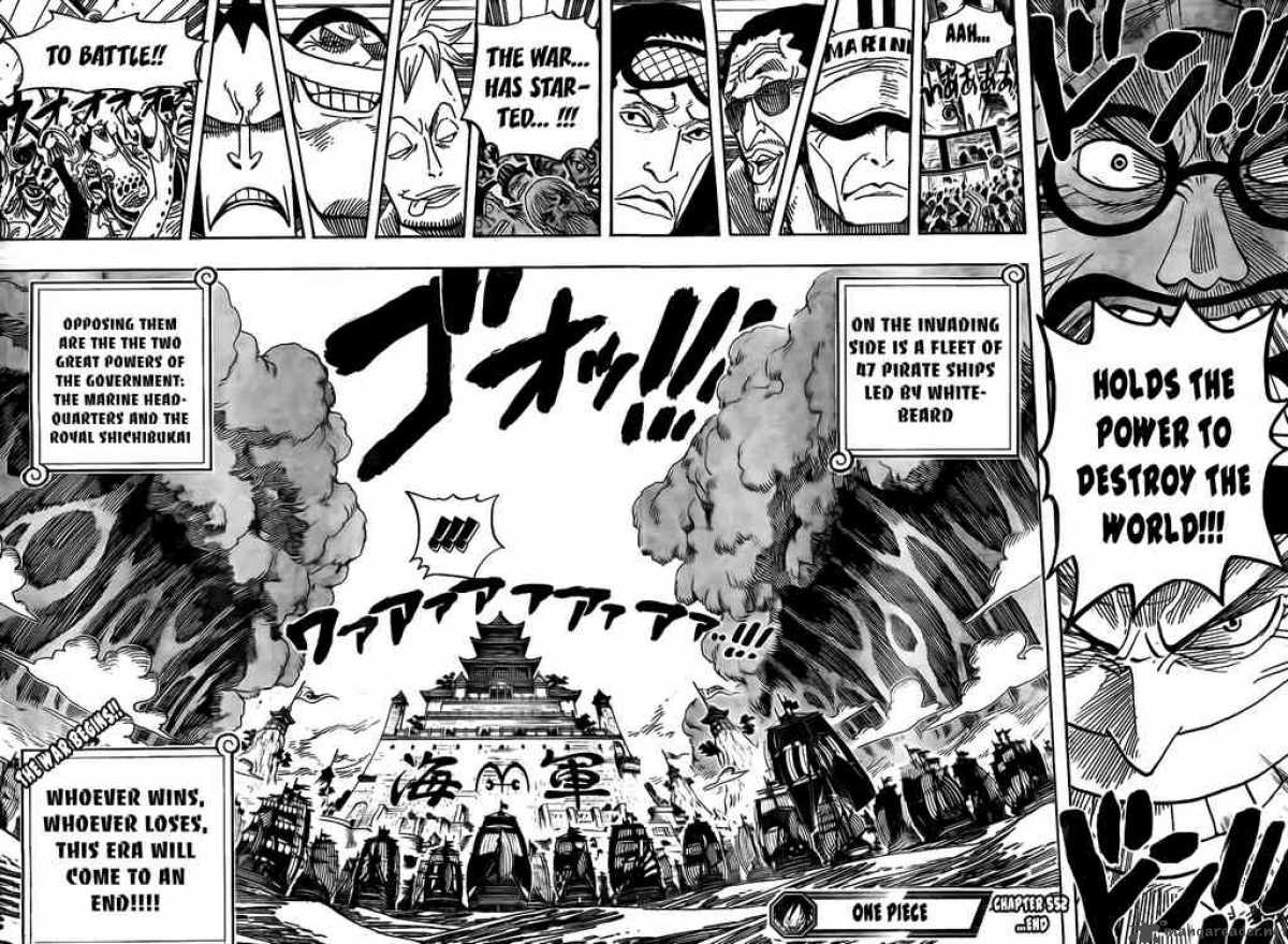 One Piece manga, chapter 552, page 17 of 20