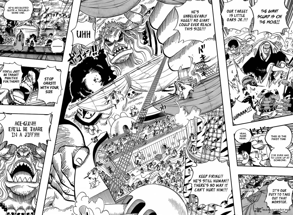 One Piece Chapter 555 page 2 - Chapter 555: Oars and the Kasa