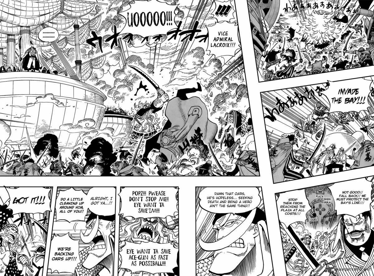 One Piece Chapter 555 page 4 - Chapter 555: Oars and the Kasa