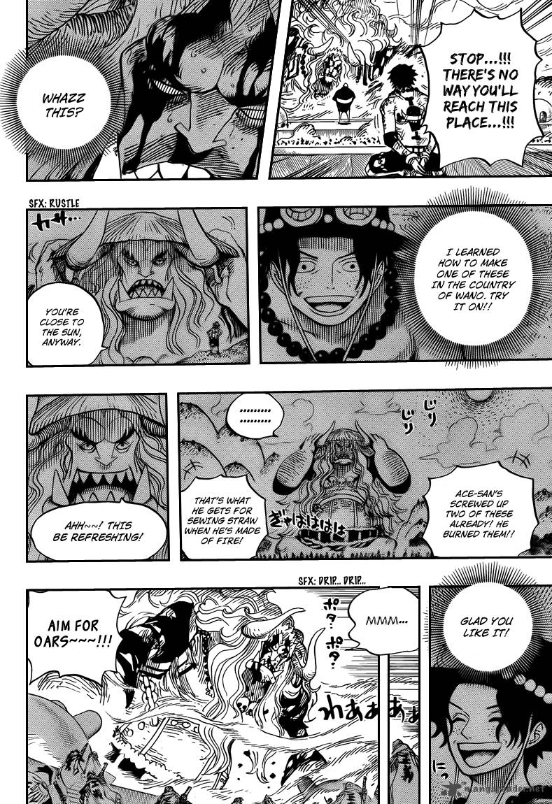 One Piece Chapter 555 page 8 - Chapter 555: Oars and the Kasa