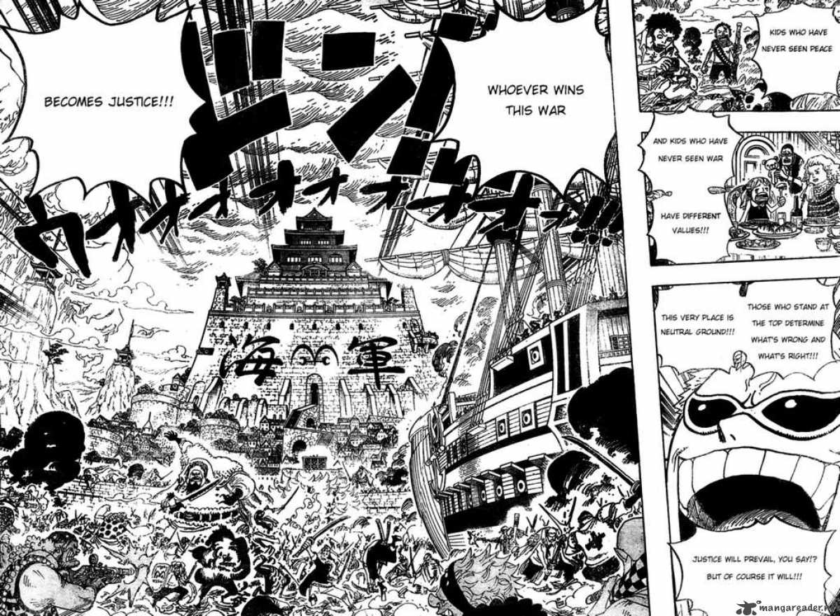 One Piece Chapter 556 page 8 - Chapter 556: Justice Will Prevail!!