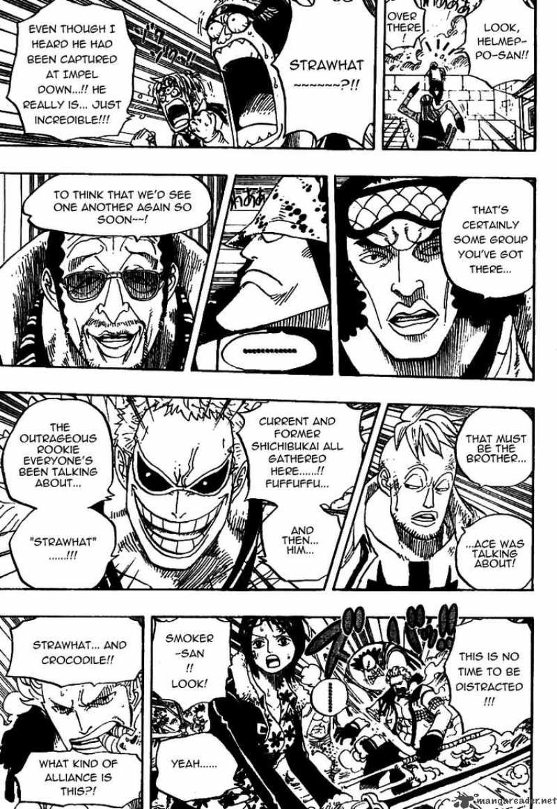 One Piece Chapter 557 page 10 - Chapter 557: Luffy and Whitebeard