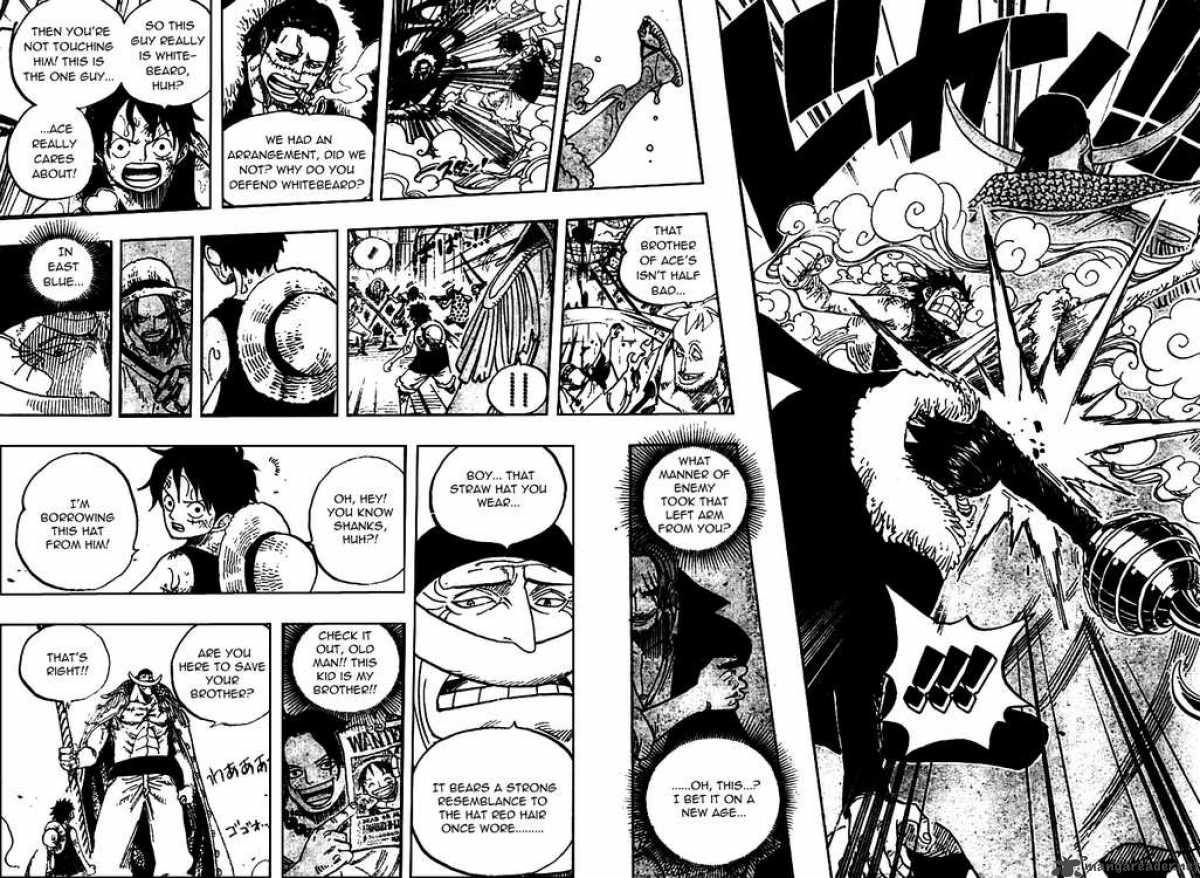 One Piece Chapter 557 page 13 - Chapter 557: Luffy and Whitebeard