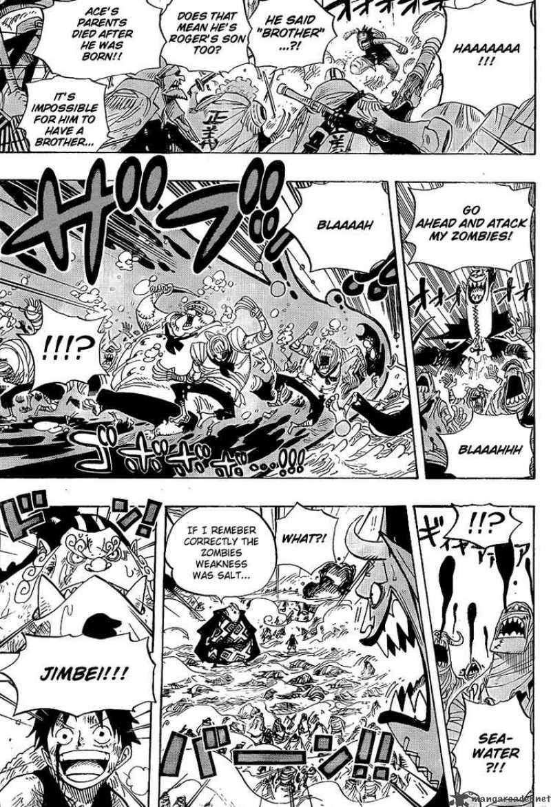 One Piece manga, chapter 558, page 12 of 17