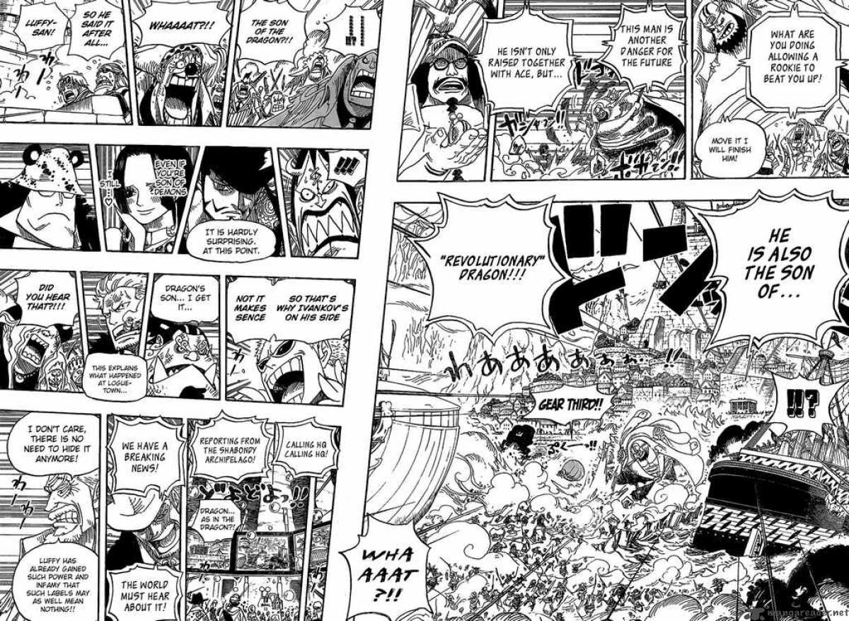 One Piece manga, chapter 558, page 13 of 17