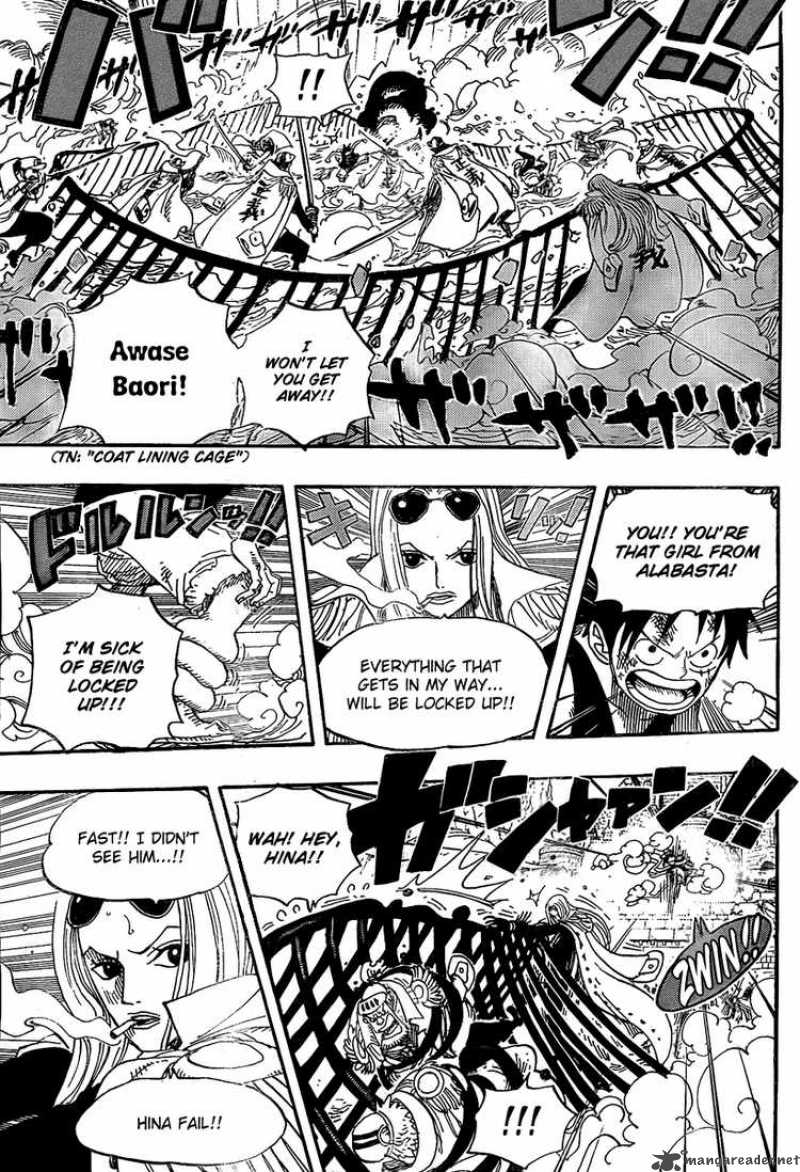 One Piece manga, chapter 558, page 7 of 17