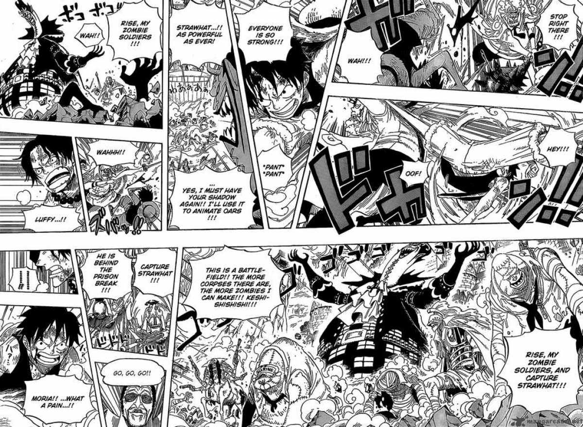 One Piece manga, chapter 558, page 8 of 17