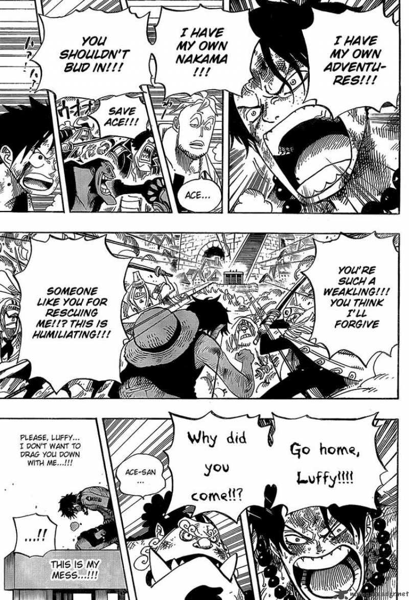 One Piece manga, chapter 558, page 10 of 17