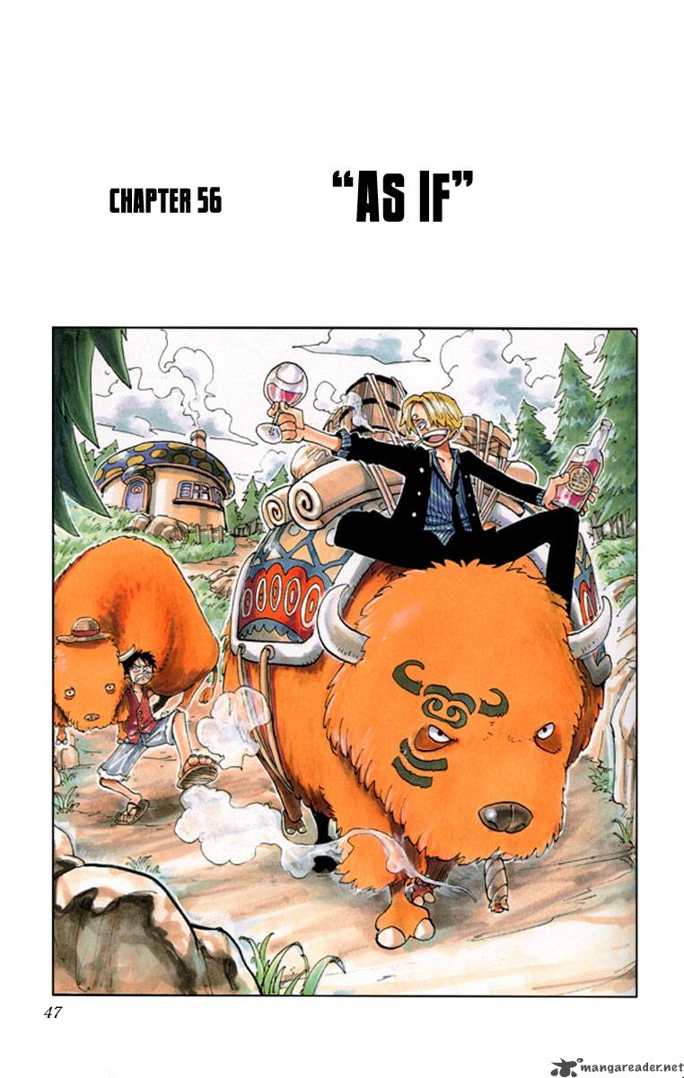 One Piece Chapter 56 page 1 - Chapter 56: No Way
