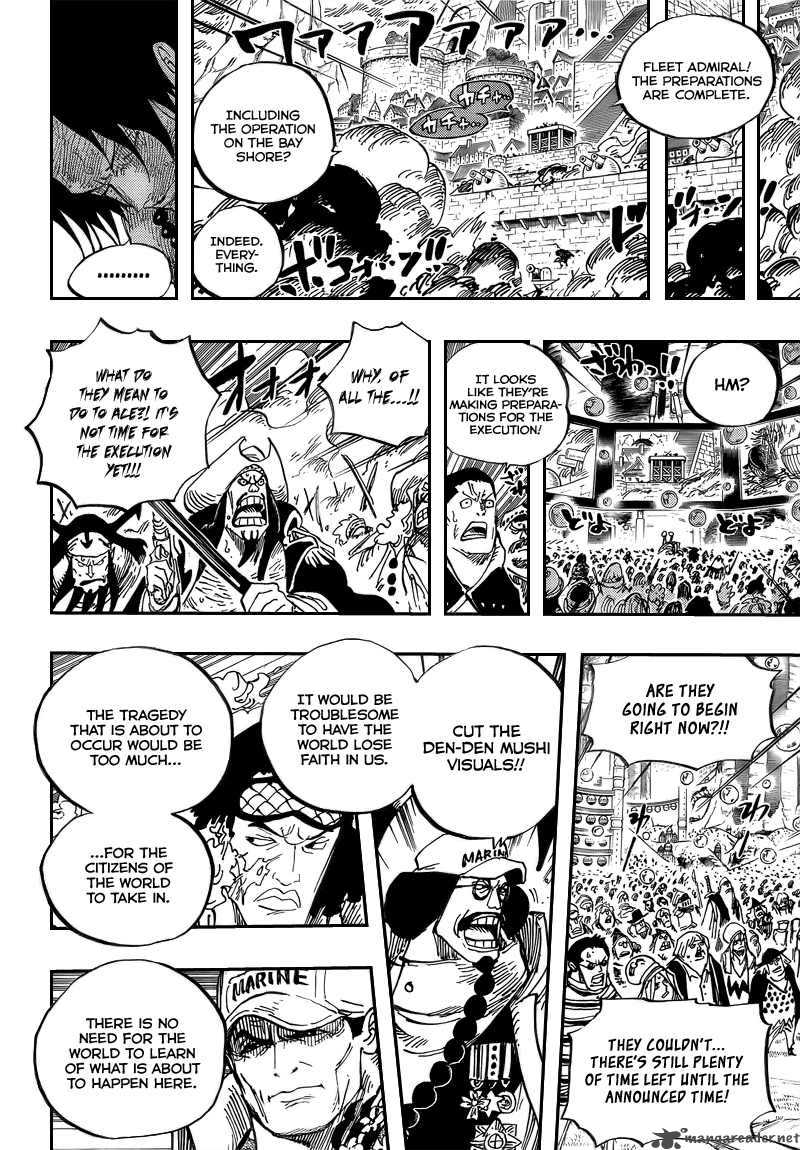 One Piece Chapter 561 page 14 - Chapter 561: Luffy vs. Mihawk
