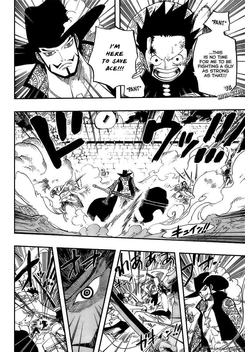 One Piece Chapter 561 page 3 - Chapter 561: Luffy vs. Mihawk