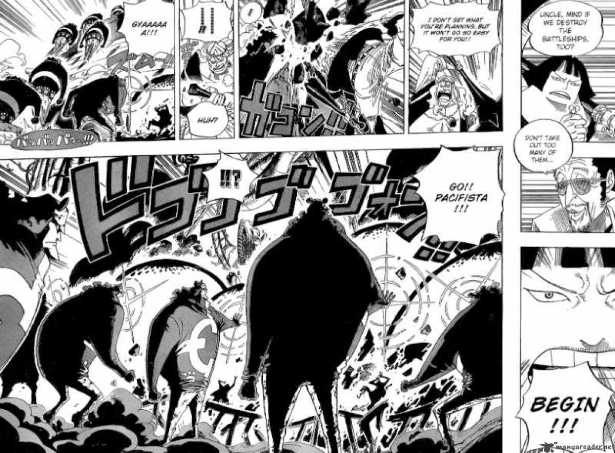One Piece Chapter 562 page 4 - Chapter 562: Pirate Maelstrom Spider Squard