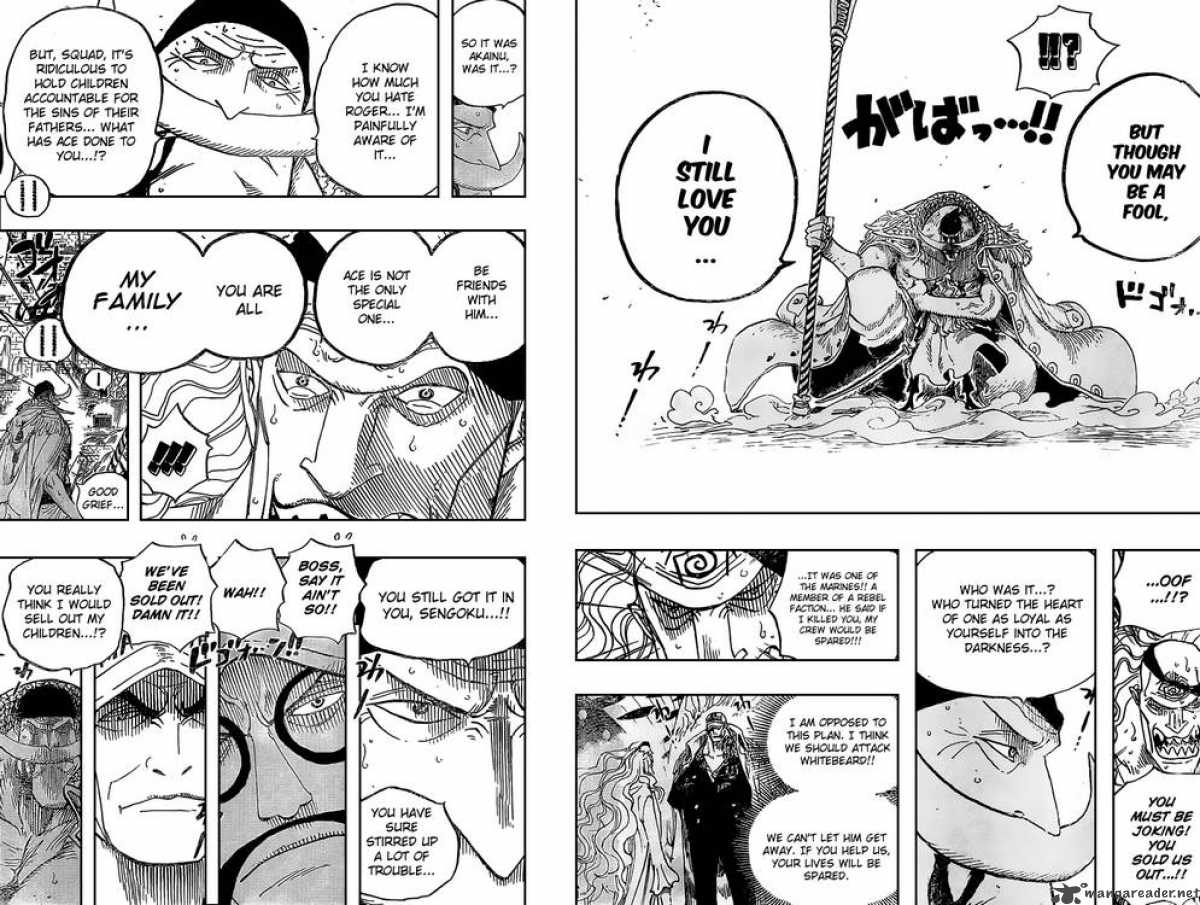 One Piece Chapter 563 page 11 - Chapter 563: One Heart, One Man