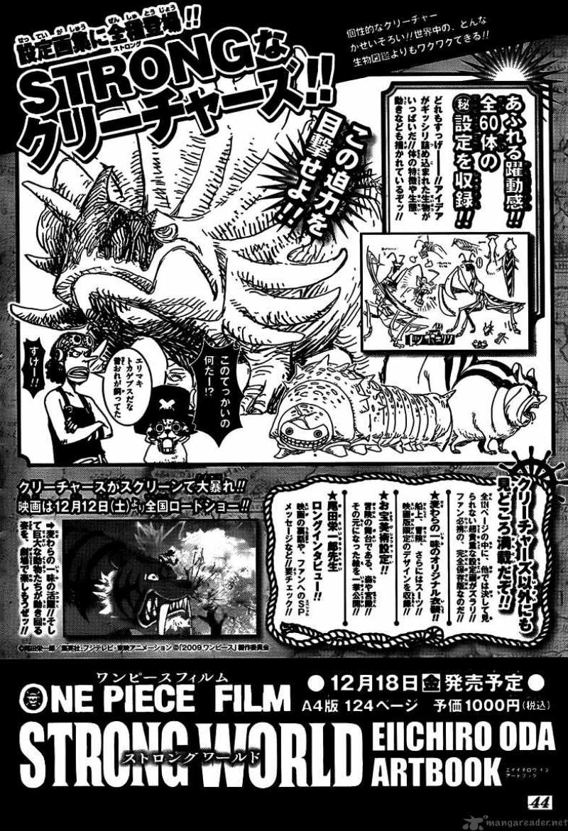 One Piece Chapter 564 page 1 - Chapter 564: The Man Who Shook the World