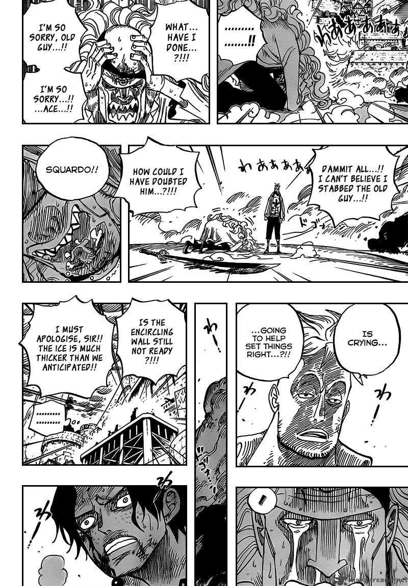 One Piece Chapter 564 page 4 - Chapter 564: The Man Who Shook the World
