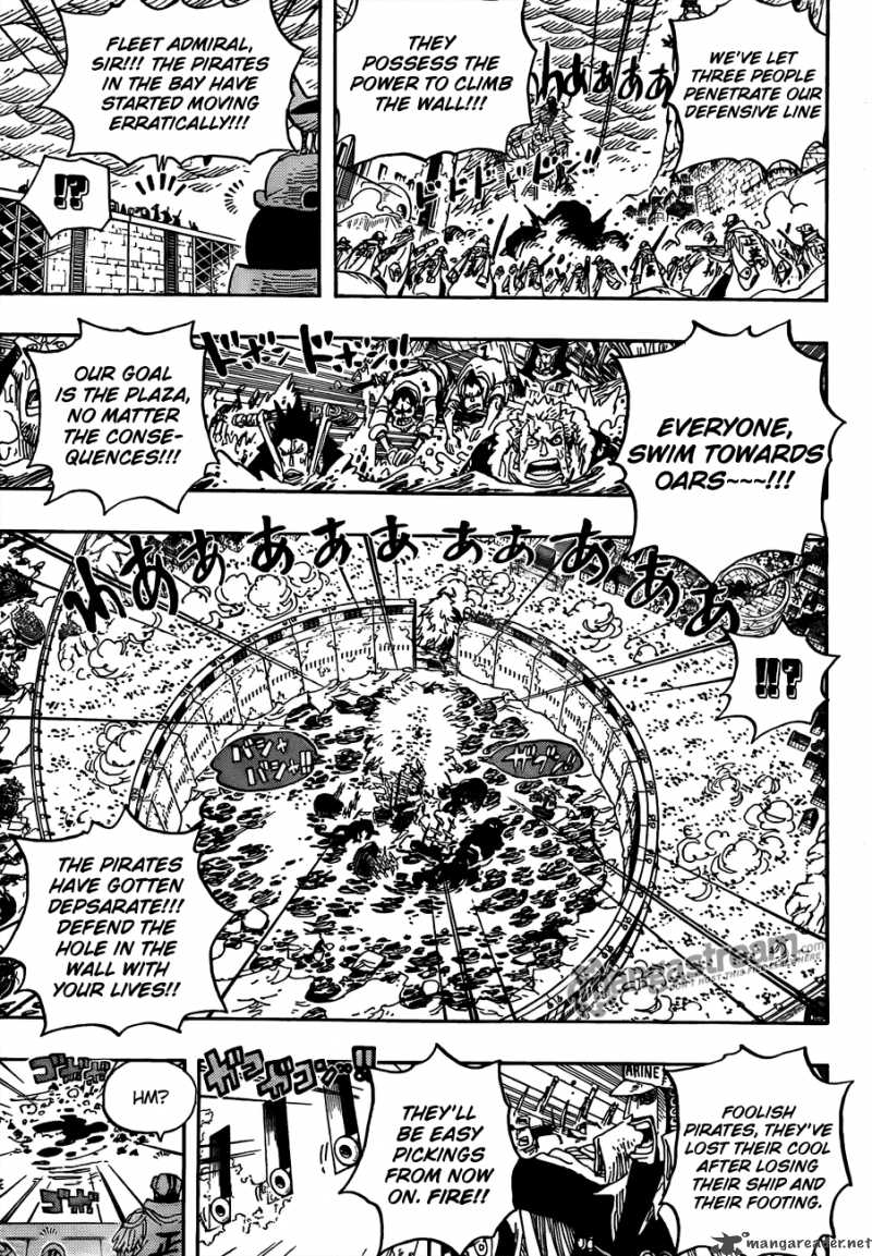 One Piece Chapter 566 page 9 - Chapter 566: Raid