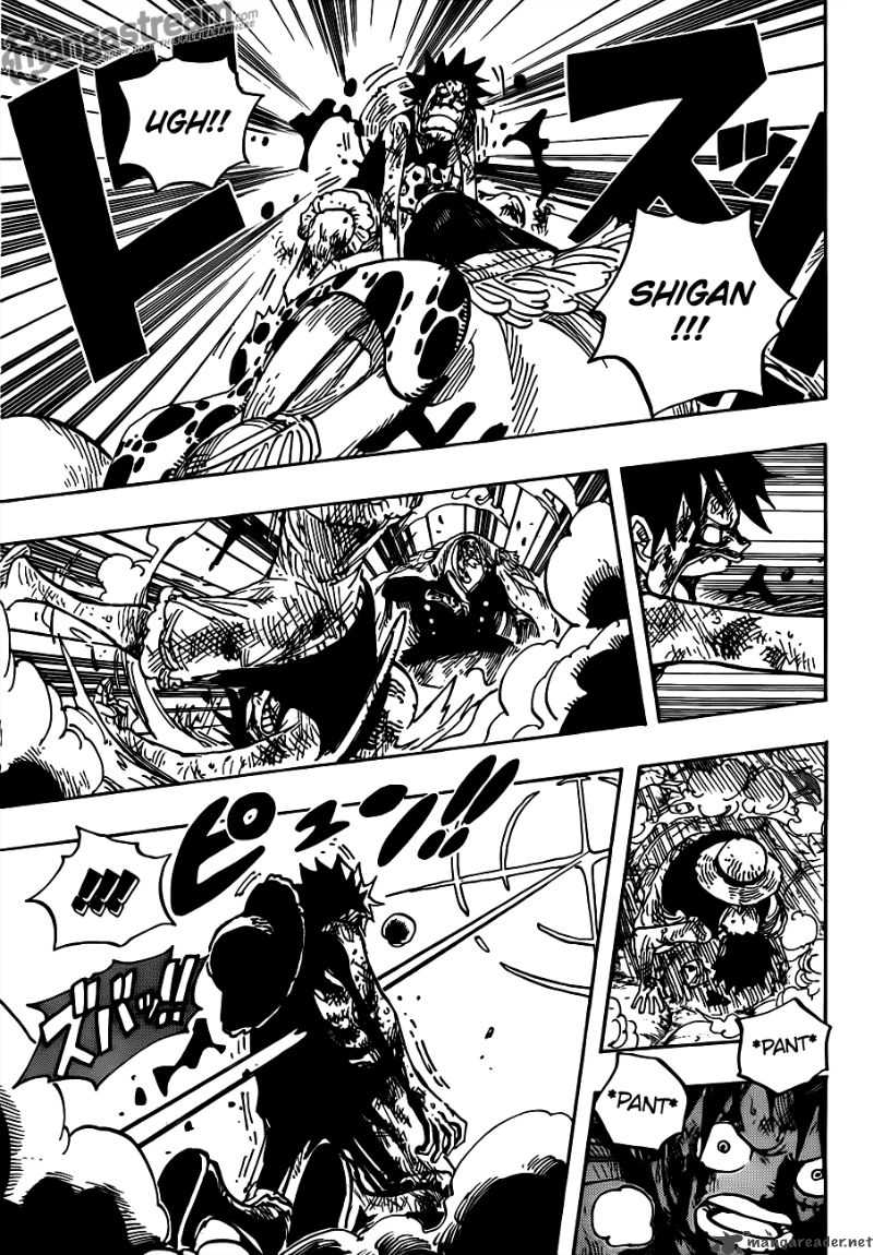 One Piece Chapter 567 page 11 - Chapter 567: Marineford Marine Headquarters - Oris Plaza
