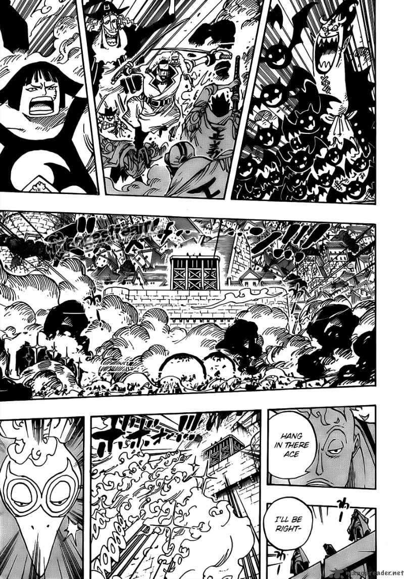 One Piece Chapter 567 page 18 - Chapter 567: Marineford Marine Headquarters - Oris Plaza