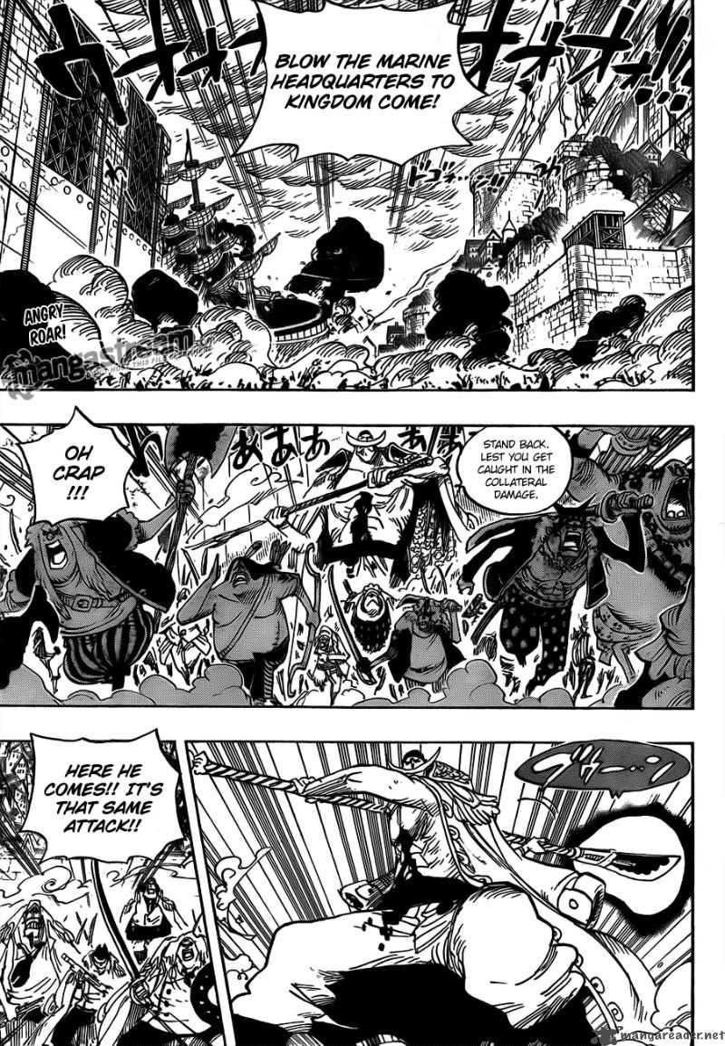 One Piece Chapter 567 page 5 - Chapter 567: Marineford Marine Headquarters - Oris Plaza