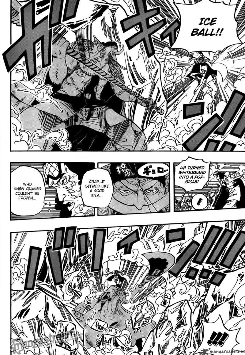 One Piece Chapter 567 page 6 - Chapter 567: Marineford Marine Headquarters - Oris Plaza
