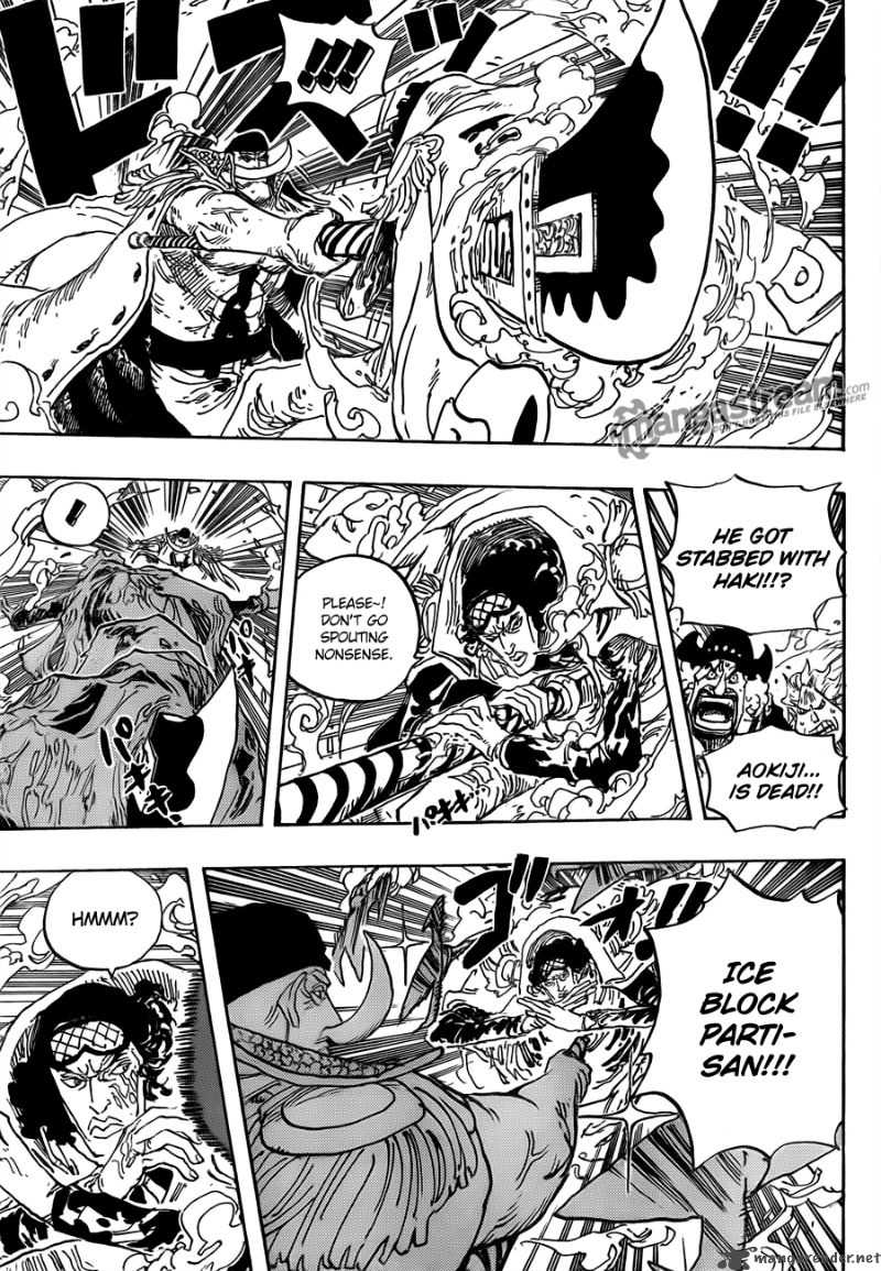 One Piece Chapter 567 page 7 - Chapter 567: Marineford Marine Headquarters - Oris Plaza