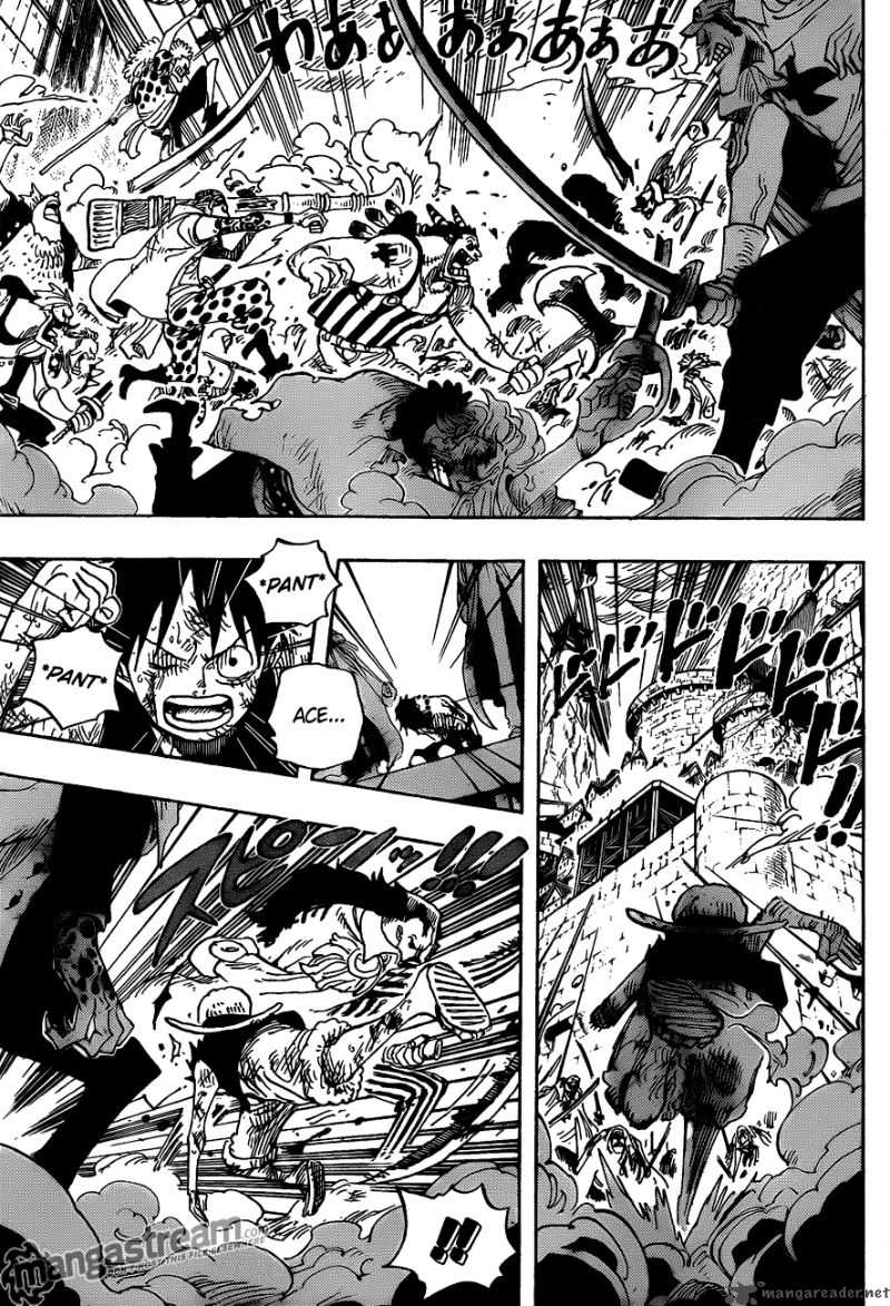 One Piece Chapter 567 page 9 - Chapter 567: Marineford Marine Headquarters - Oris Plaza