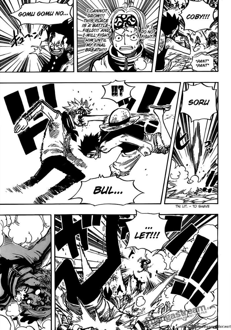 One Piece manga, chapter 569, page 5 of 15