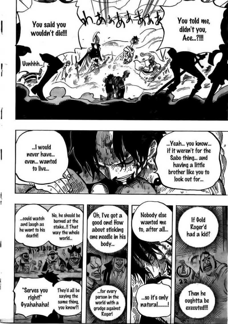 One Piece Chapter 574 page 10 - Chapter 574: Portgas D. Ace Dies
