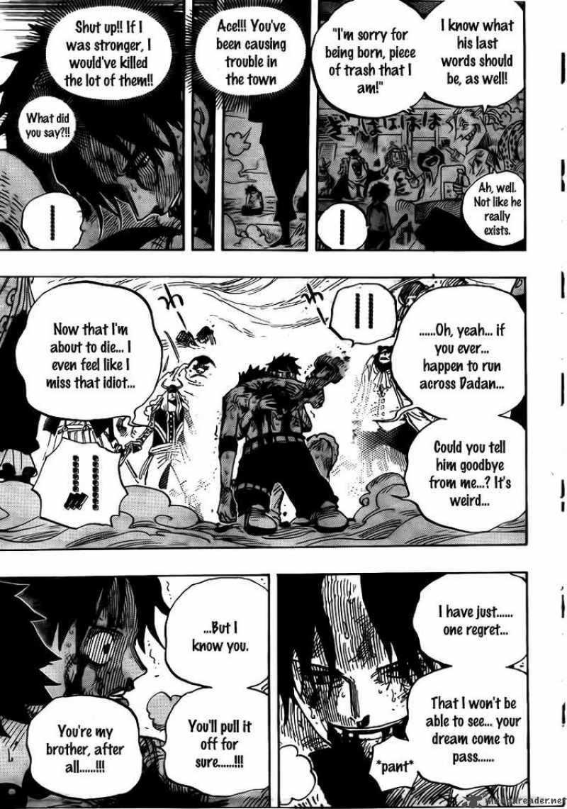One Piece Chapter 574 page 11 - Chapter 574: Portgas D. Ace Dies