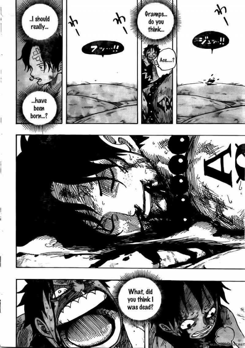 One Piece Chapter 574 page 14 - Chapter 574: Portgas D. Ace Dies
