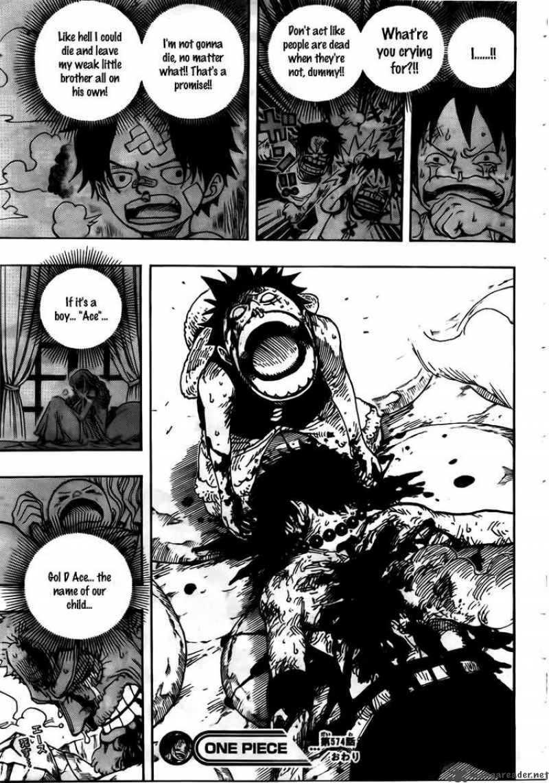 One Piece Chapter 574 page 15 - Chapter 574: Portgas D. Ace Dies