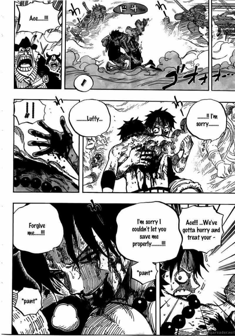 One Piece Chapter 574 page 8 - Chapter 574: Portgas D. Ace Dies