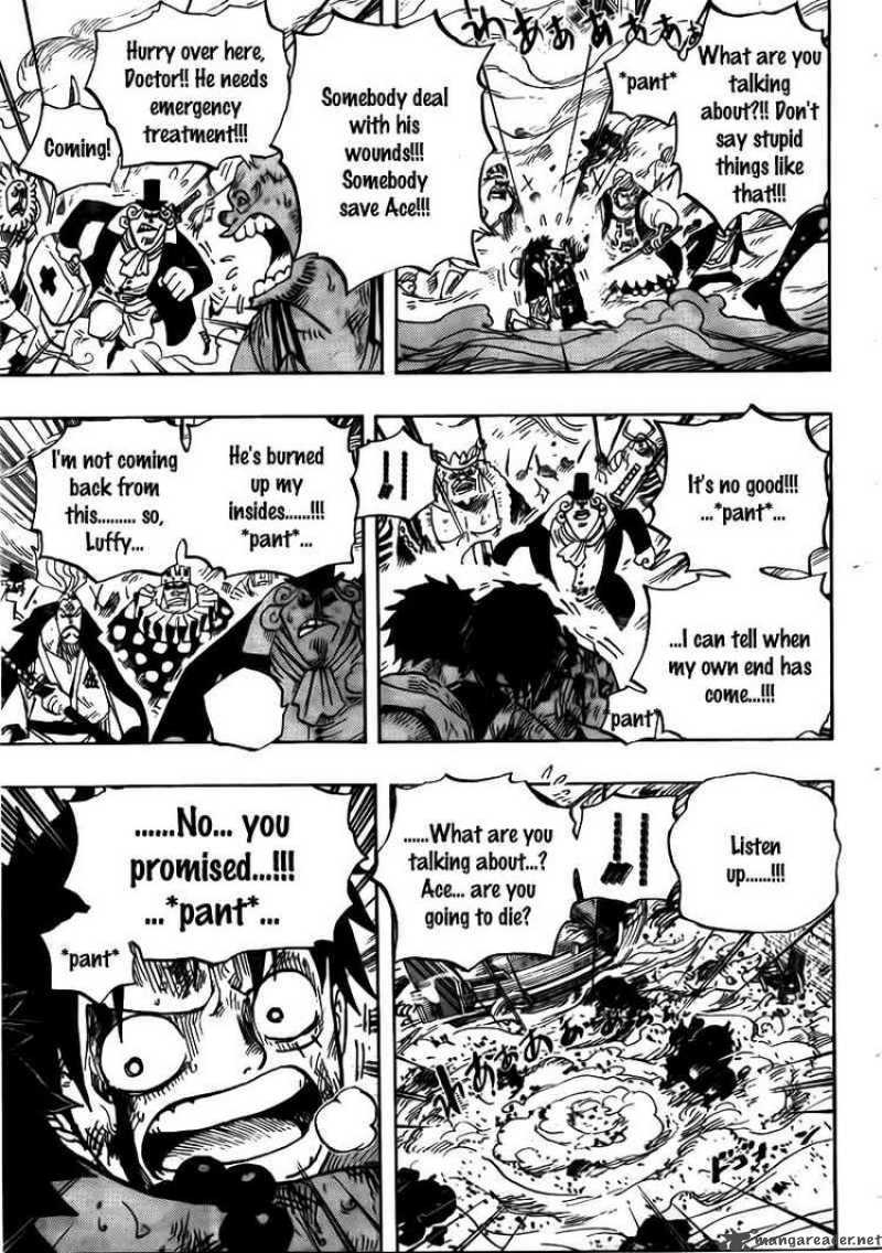 One Piece Chapter 574 page 9 - Chapter 574: Portgas D. Ace Dies