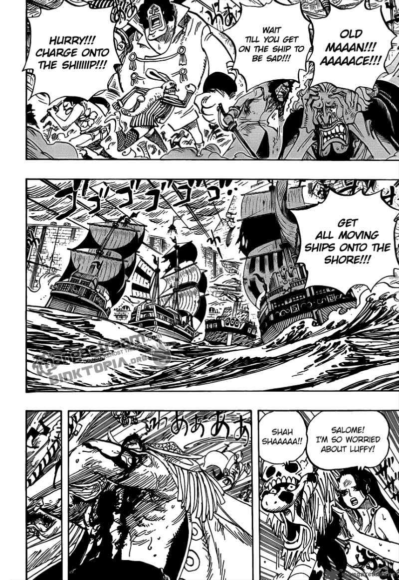 One Piece Chapter 575 page 8 - Chapter 575: Voiceless Rage