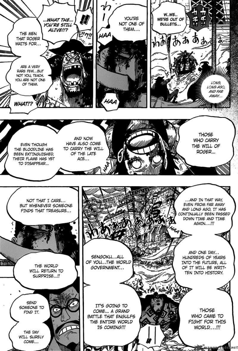 One Piece Chapter 576 page 11 - Chapter 576: The Great Pirate Edward Newgate
