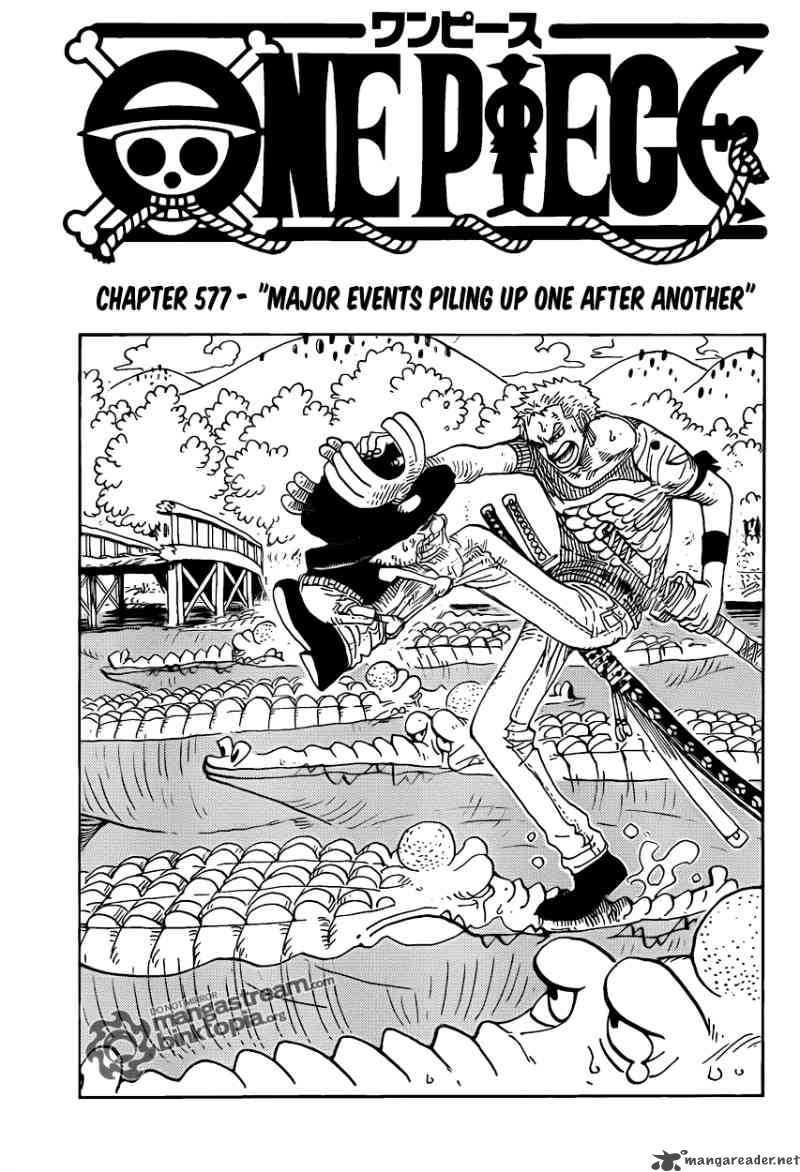 One Piece Chapter 577 page 1 - Chapter 577: Outrageous Events One After Another