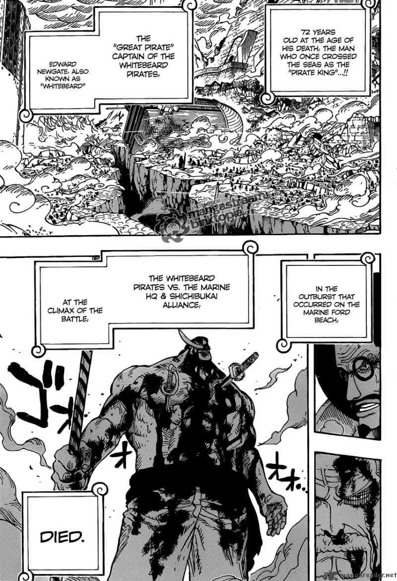 One Piece Chapter 577 page 3 - Chapter 577: Outrageous Events One After Another