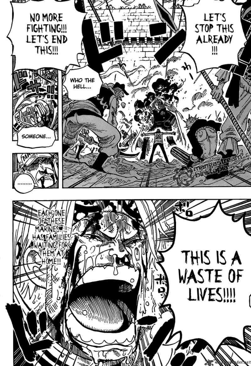 One Piece Chapter 579 page 10 - Chapter 579: Seconds of Courage
