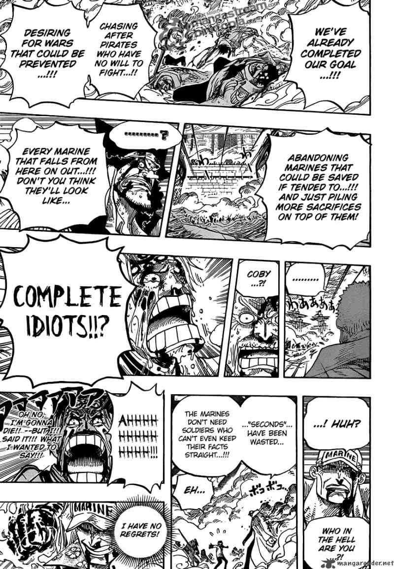 One Piece Chapter 579 page 11 - Chapter 579: Seconds of Courage